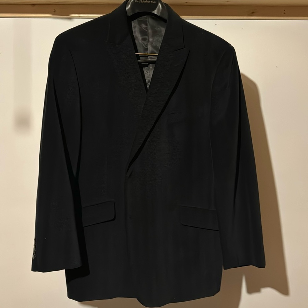 Bachrach Black 46R Sport Coat